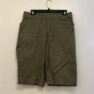 Army green Christopher and Banks shorts